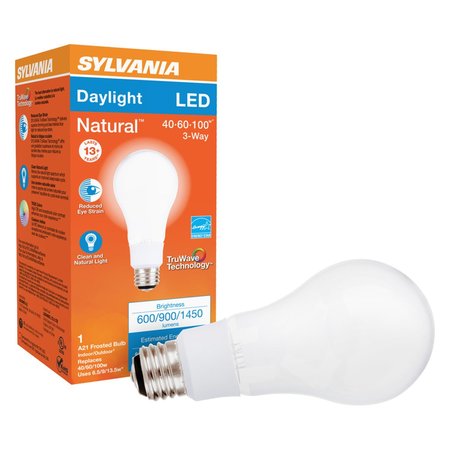Sylvania Natural A21 E26 (Medium) LED Bulb Daylight 40/60/100 W 40778